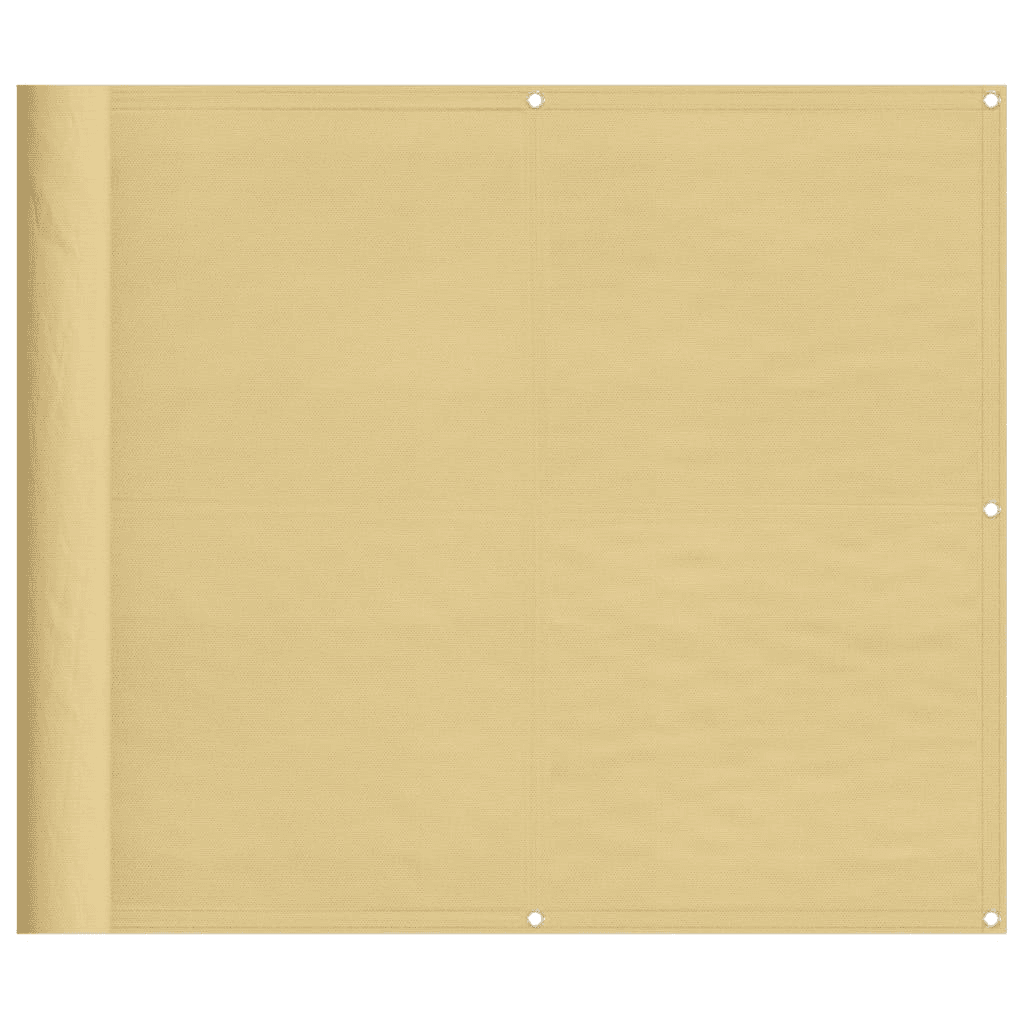 VidaXL Balkónový paraván, pieskový, 90x400 cm, 100% polyester Oxford