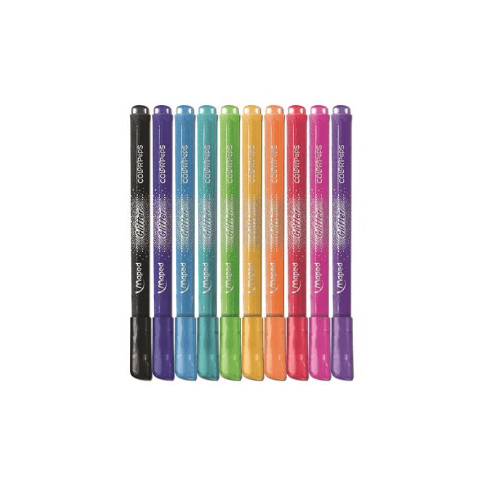 Maped - Farebné fixky pre deti - Color's Peps Glitter - 10