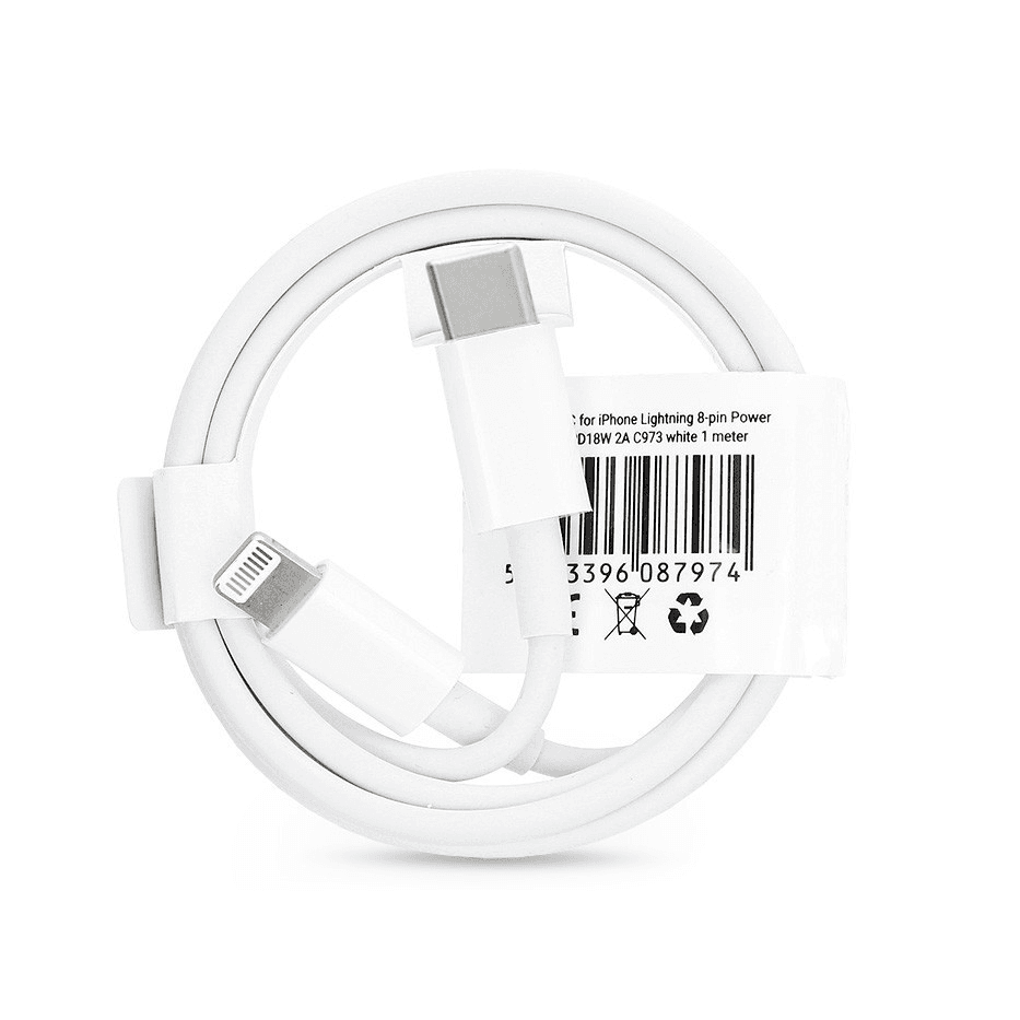 Kábel PartnerTelekom USB typ C - Apple Lightning 1 m biely