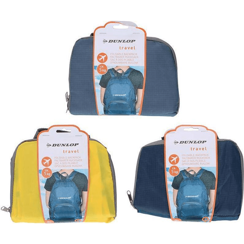 TURISTICKÝ PLECAK PRE MLÁDEŽ, ĽAHKÝ, PRE CHLAPCA DUNLOP ŽLTÝ