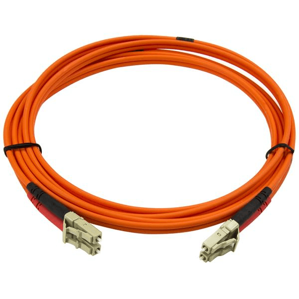 StarTech.com 50FIBLCLC15 InfiniBand a kábel z optických vlákien 15 m LC Oranžová