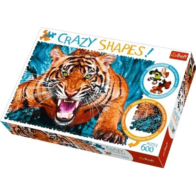 Trefl 11110 puzzle Skladačka z tvarov 600 kusov Zvieratá