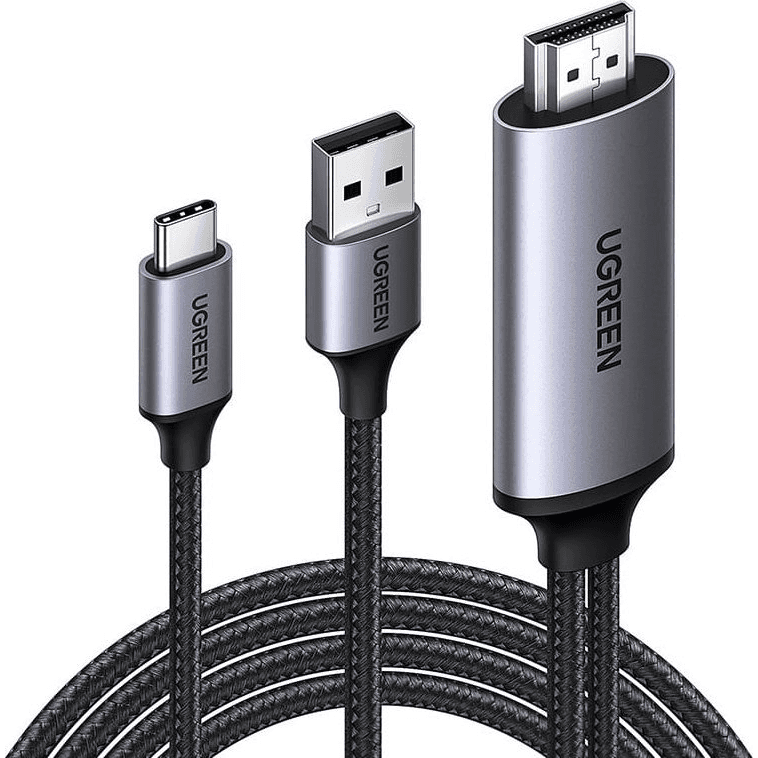 UGREEN kábel adaptér HDMI na USB-C 4K 60Hz 5V 1A s opletením, 1m