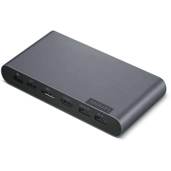 Lenovo USB-C Universal Business Dock Kábel 2 x USB 3.2 Gen 2 (3.1 Gen 2) Type-C Šedá