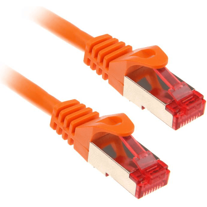 InLine 76402O sieťový kábel Oranžová 2 m Cat6 S/FTP (S-STP)