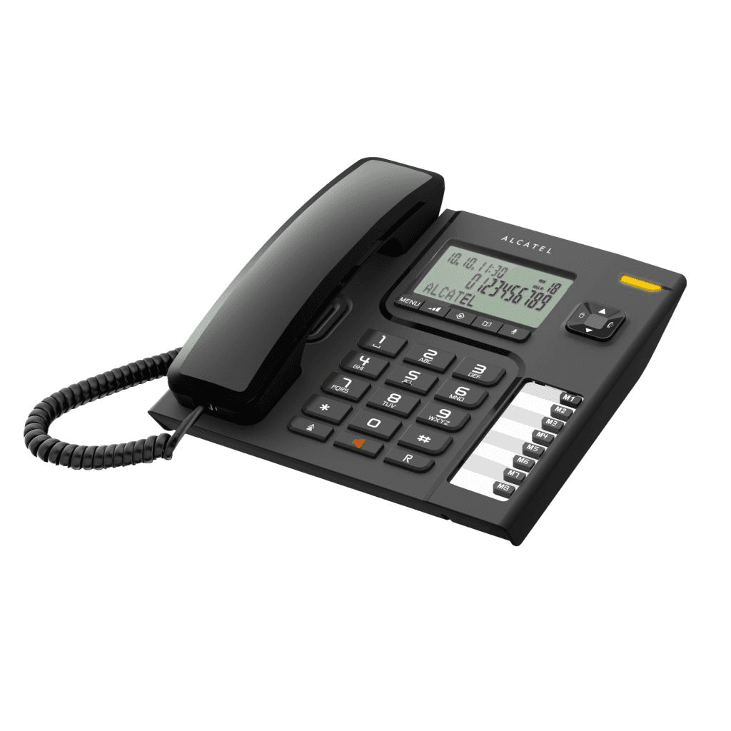 Káblový telefón ALCATEL T76 čierny