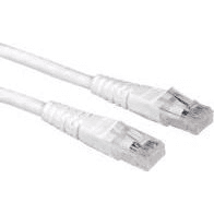 Patchcord Roline U/UTP 6 RJ45 / RJ45 0,3 m biely