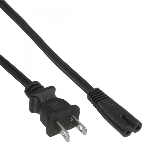 InLine B-16654U napájací kábel Čierna 1,8 m NEMA 1-15P IEC C7