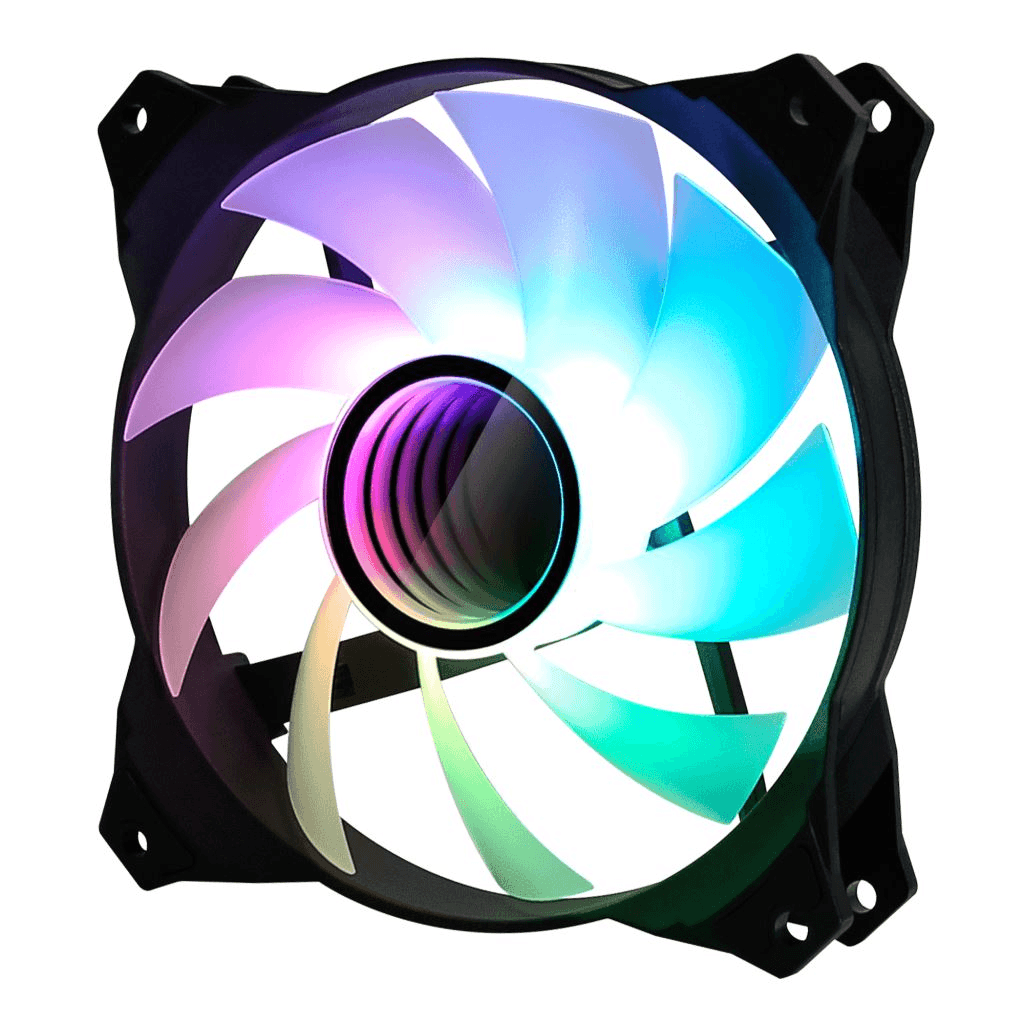 Zalman ZM-IF120 120mm Milky White aRGB Fan infinity effect 1.200 RPM 21.0dB A 55.2CFM Počítačová skriňa Ventilátor 12 cm