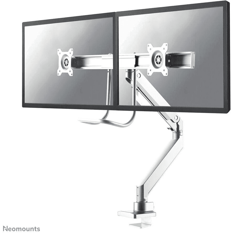 Neomounts NM-D775DXWHITE držiak / stojan na monitory 81,3 cm (32") Biela Stôl
