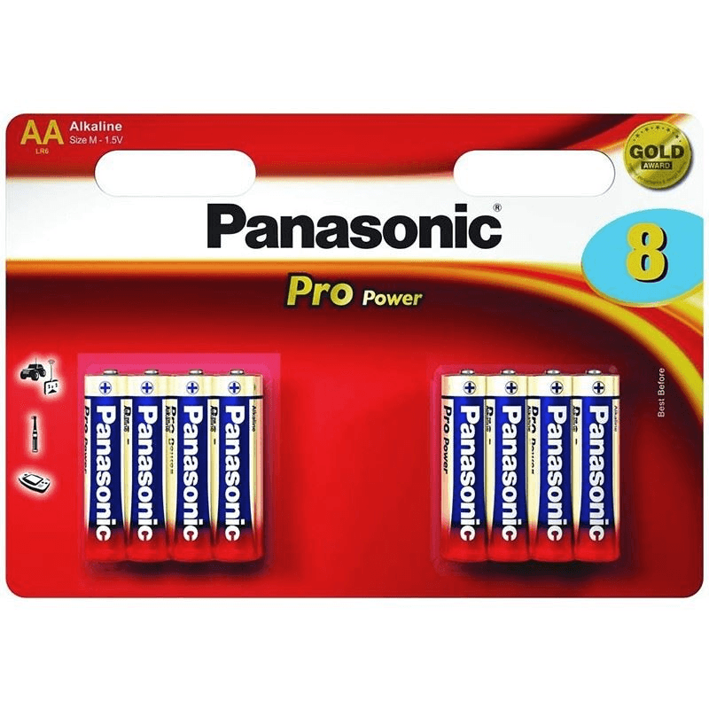 Alkalická batéria Panasonic AA (R6) 8 ks