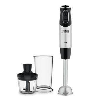 Tefal HB6598 mixér 0,8 L Ponorný mixér 1000 W Čierna, Nerezová oceľ