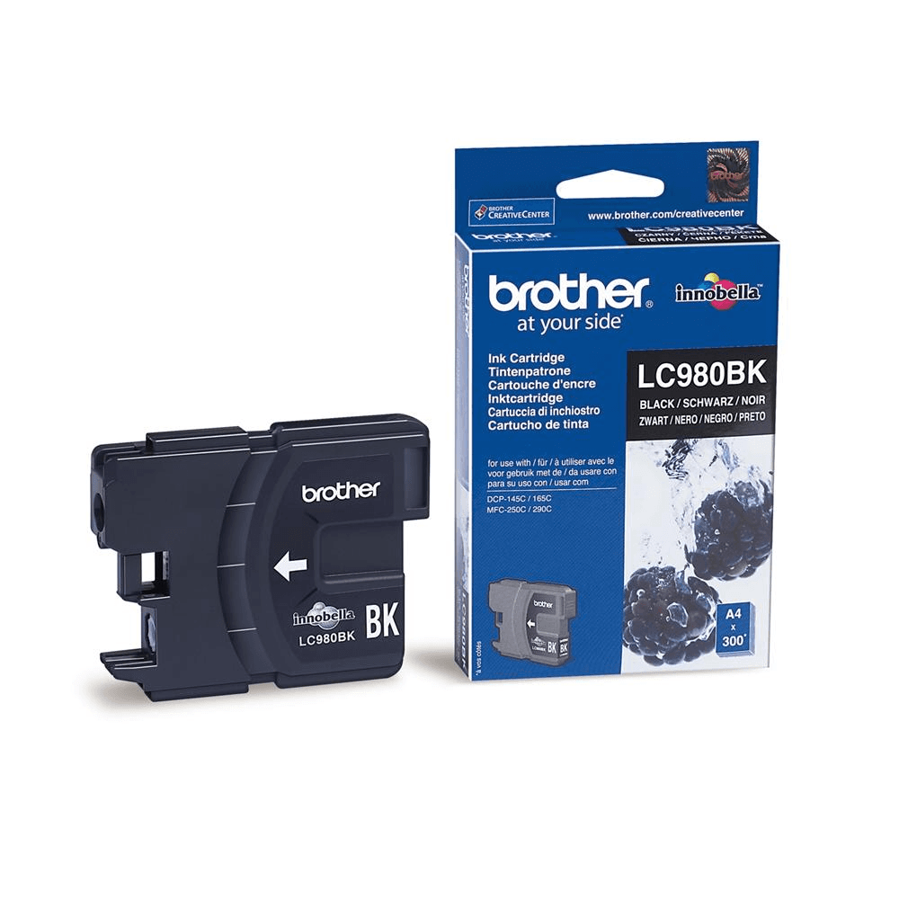 Brother LC-980BK atramentová náplň 1 kusov Originál Čierna