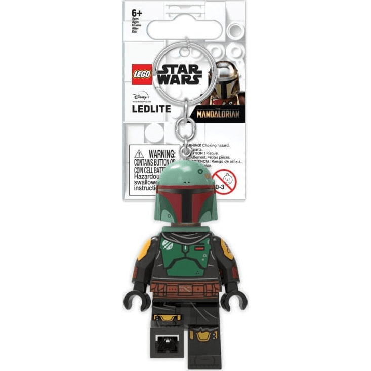 LEGO STAR WARS LED PRÍVESOK NA KĽÚČE BOBA FETT LGL188H
