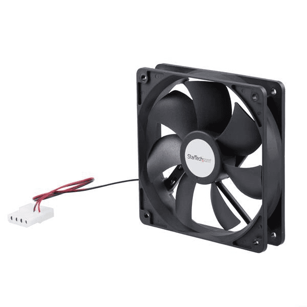 StarTech.com FANBOX12 systém chladenia počítačov Počítačová skriňa Ventilátor 12 cm Čierna