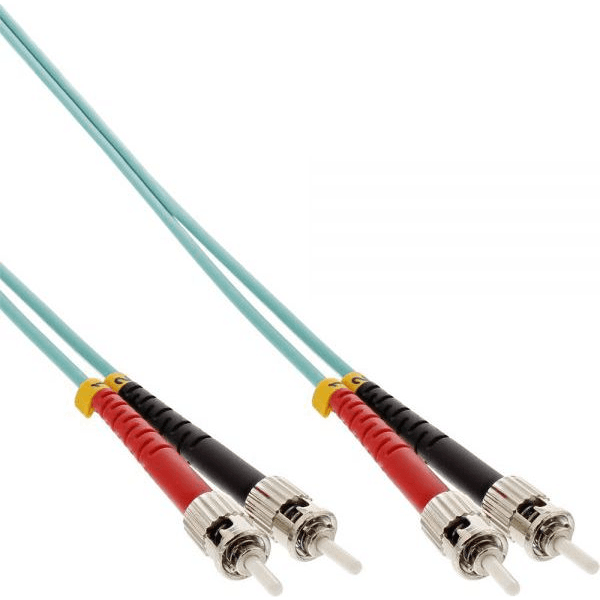 InLine 81501O InfiniBand a kábel z optických vlákien 1 m Tyrkysová, Modrá farba vody