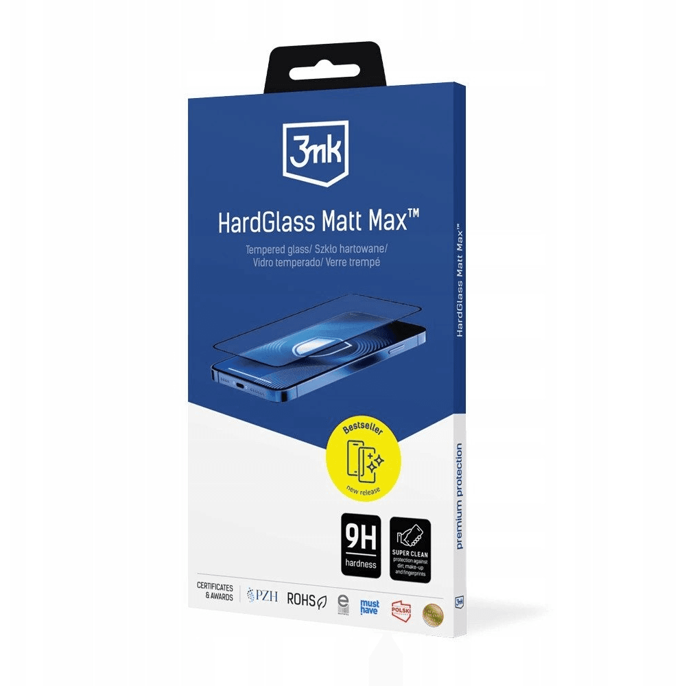 Matné tvrdené sklo 3mk HardGlass Matt Max pre Apple iPhone 17 Air