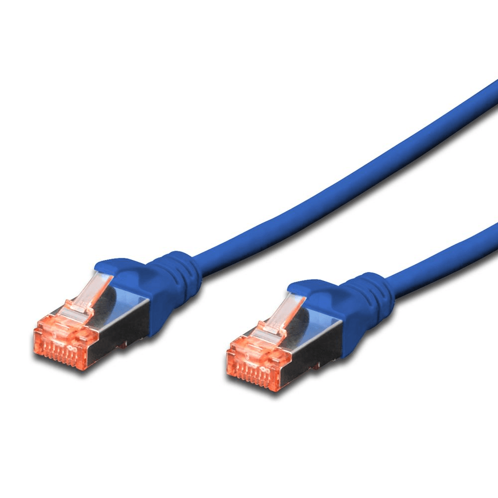 Digitus krosový sieťový kábel CAT6 S-FTP 0,5M PC 2x RJ45 LAN 250 MHz