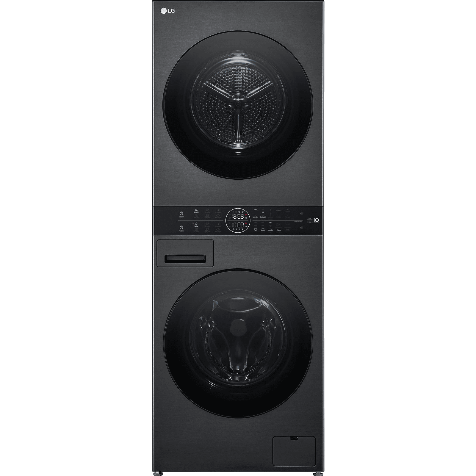 LG WT1210BBF kombinovaná práčka a sušička Voľne stojaci Predné plnenie Čierna C