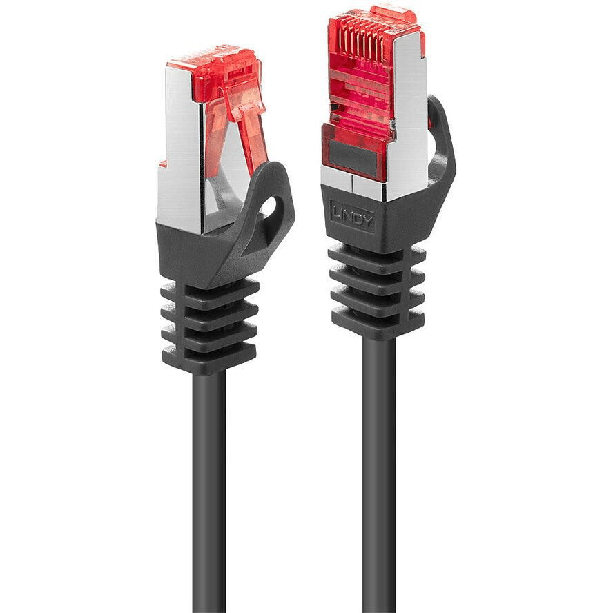 Lindy Cat.6 S/FTP 3m sieťový kábel Čierna Cat6 S/FTP (S-STP)