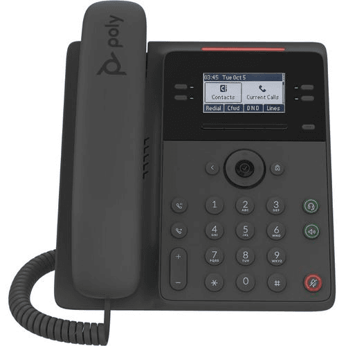 POLY EDGE B30 IP telefón Čierna 16 riadky