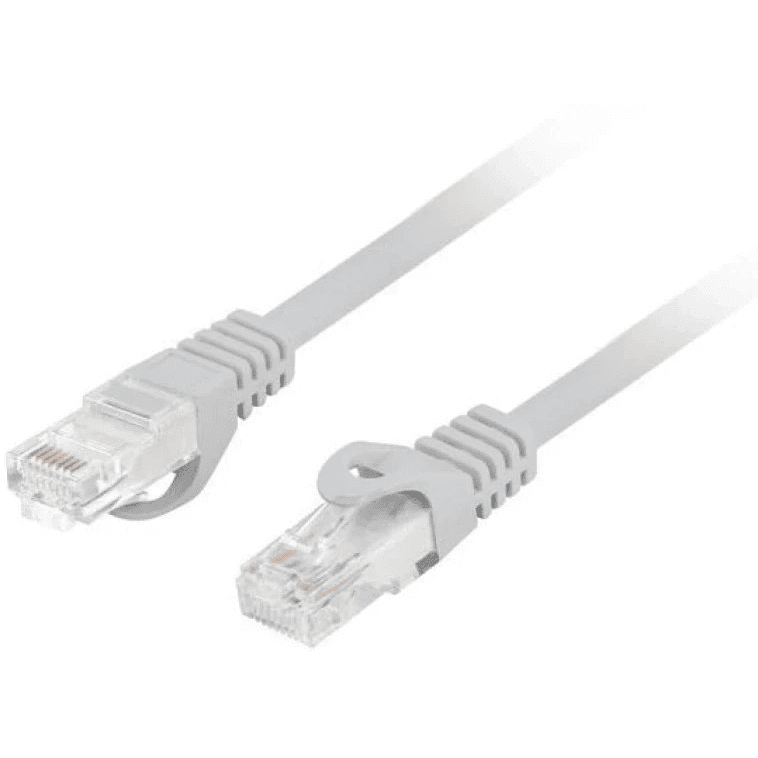 Patchcord Lanberg UTP kat.6 15m LSZH CU, testovaný Fluke, sivý