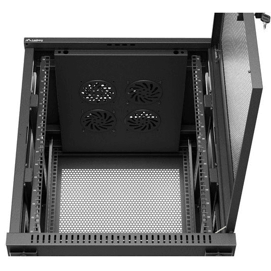 Racková inštalačná skriňa Lanberg 19'' 15U 600x600 čierna