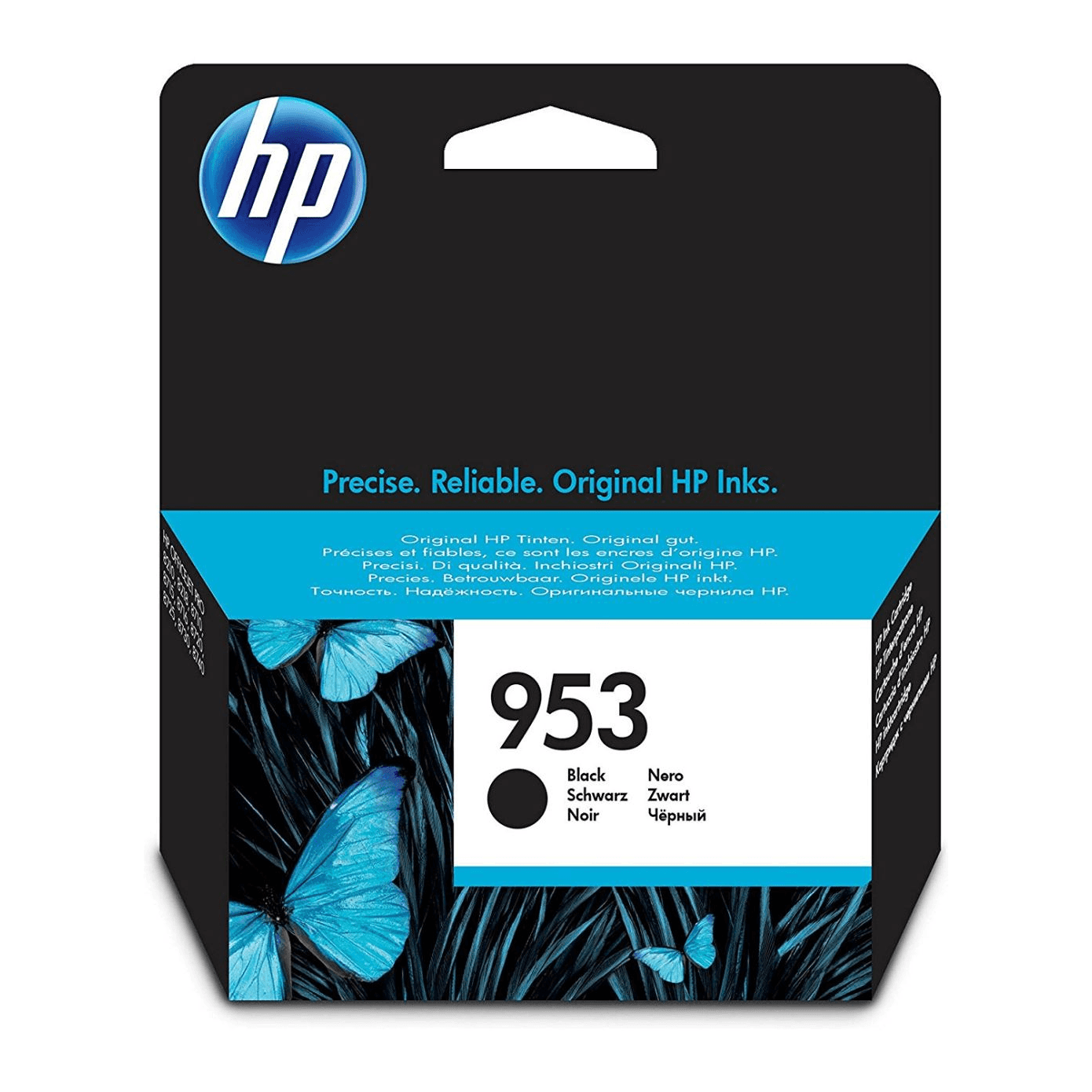 HP 953 Black Original Ink Cartridge atramentová náplň 1 kusov Originál Štandardná výťažnosť