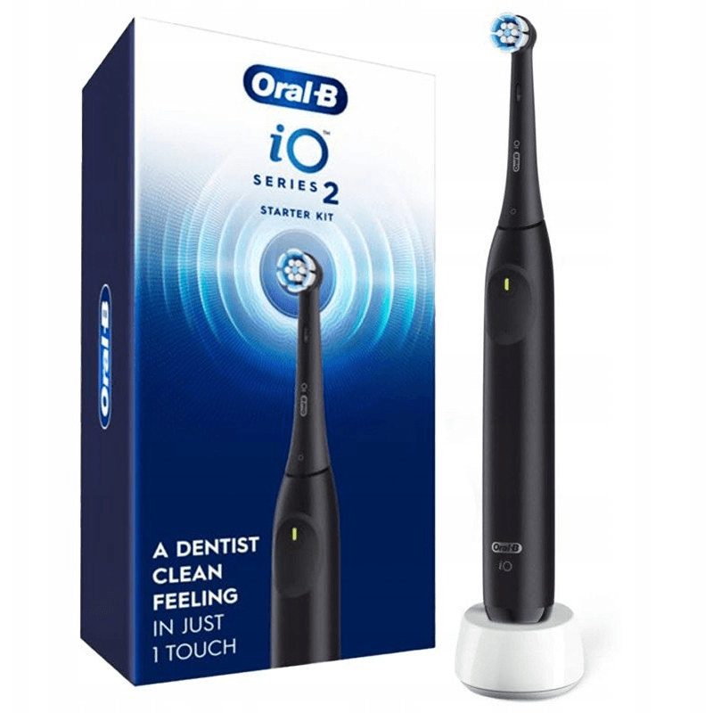 Oral-B iO 2 Dospelý Rotujúca kefka na zuby Čierna