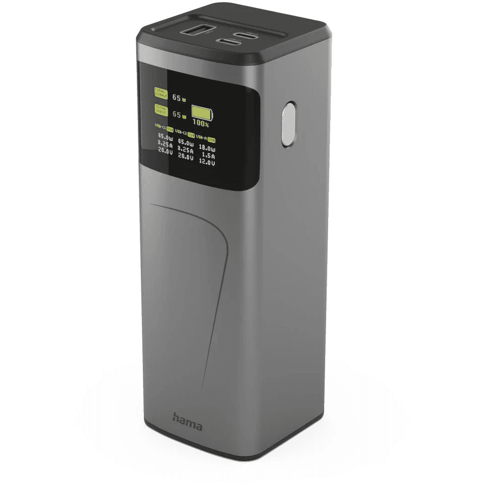 Hama High Power Lithium-ion (Li-ion) 20000 mAh Šedá