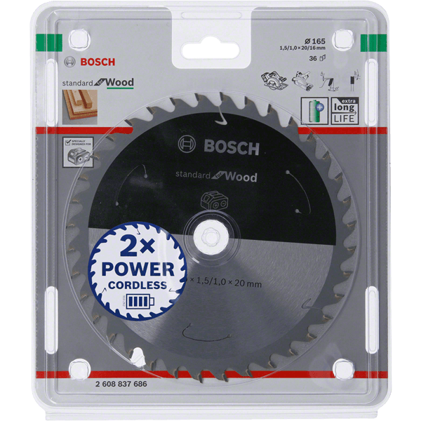 Bosch 2 608 837 686 pílový kotúč 16,5 cm 1 kusov