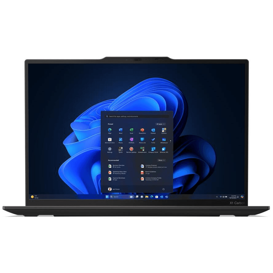 Lenovo ThinkPad X1 Carbon Gen 13 Copilot+ PC Intel Core Ultra 7 258V 35,6 cm (14") Dotyková obrazovka WUXGA 32 GB LPDDR5x-SDRAM 1 TB SSD Wi-Fi 7 (802.11be) Windows 11 Pro Nemecký Čierna