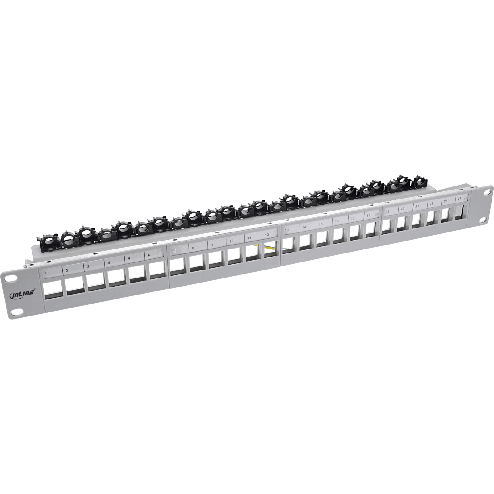 InLine 76824O patch panel 1U