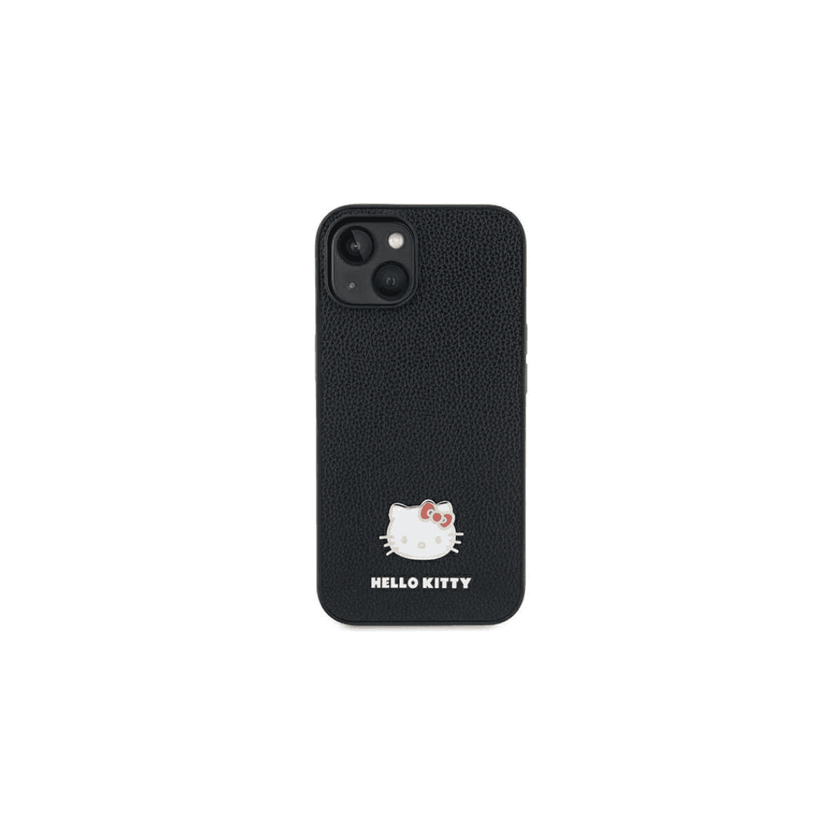 Zadný Kryt Hello Kitty pre Samsung Galaxy A55 Metal Logo Kitty Head čierna