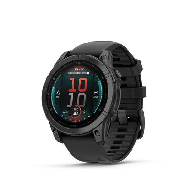 Športové hodinky Garmin Fenix E AMOLED Slate čierne