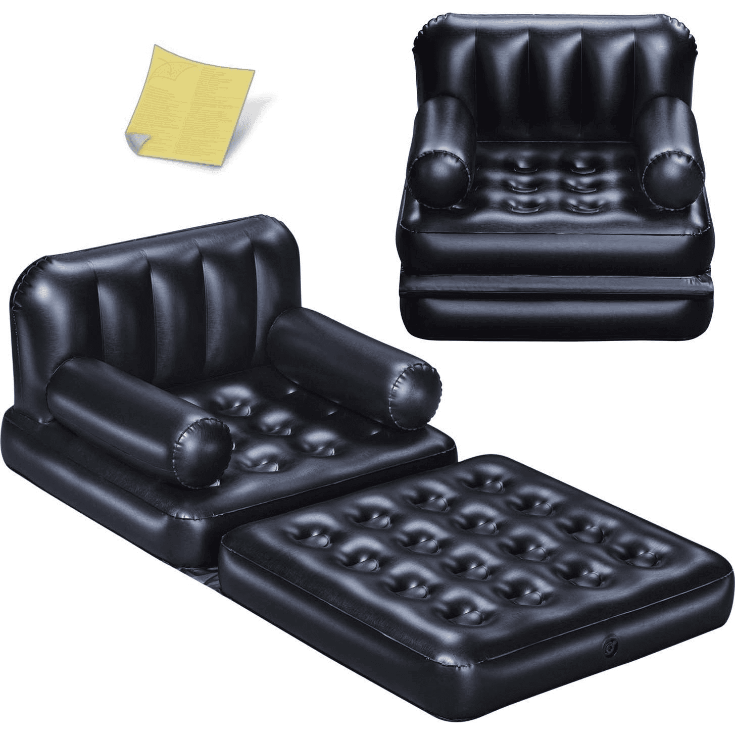 Bestway 75114 / 23 nafukovacie lehátko Čierna