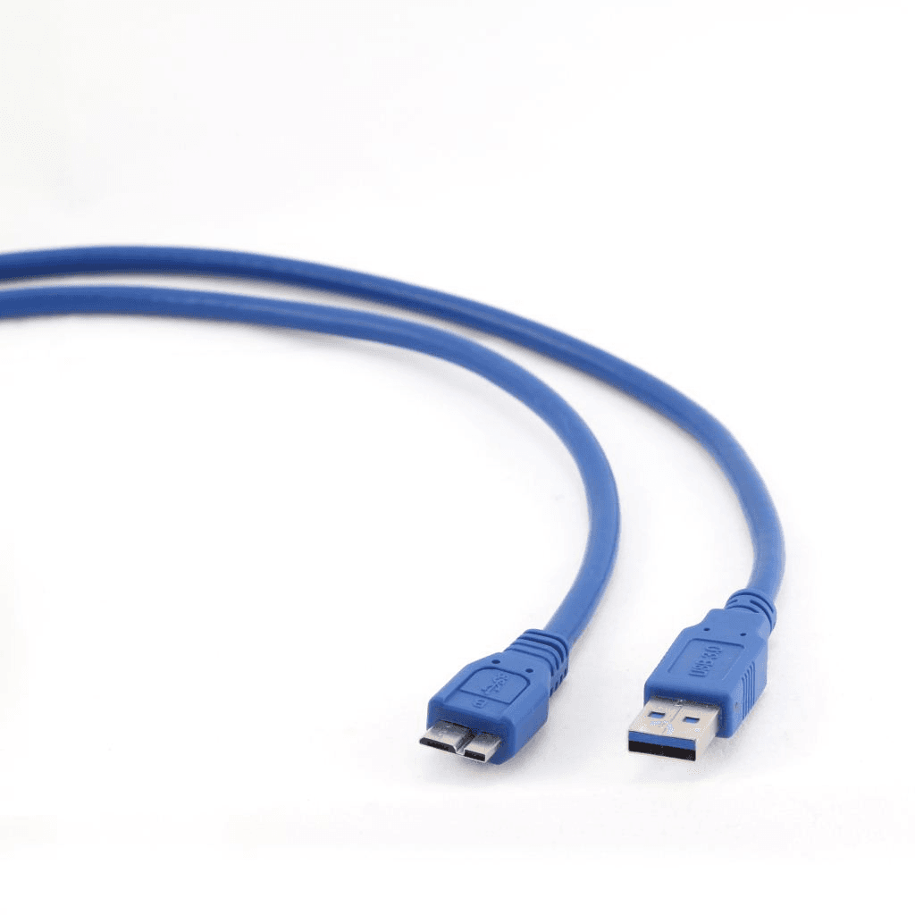 Kábel Gembird USB - microUSB typ B 3 m modrý CCP-mUSB3-AMBM-10