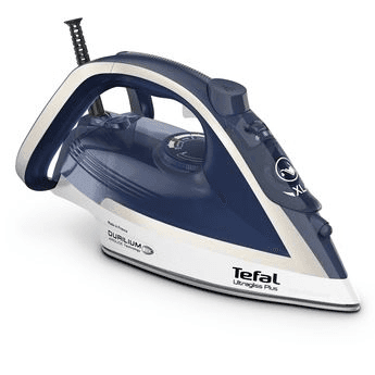Tefal Ultimate Pure FV6812E0 žehlička Naparovacia žehlička 2800 W Modrá, Strieborná