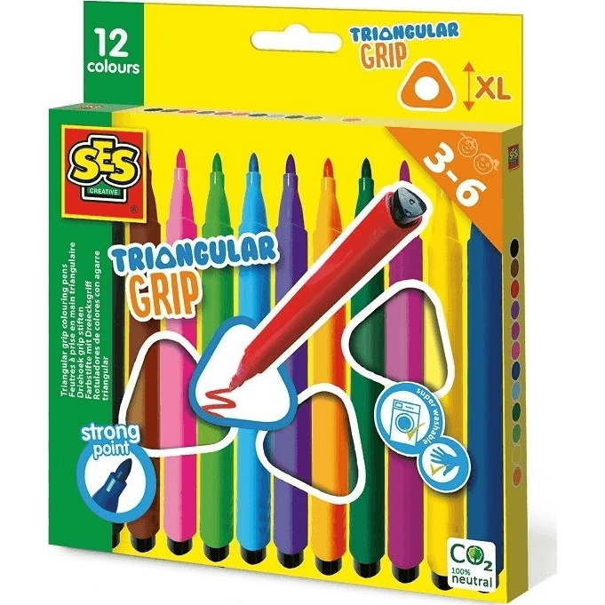 SES Creative 14696 zvýrazňovač 12 kusov Guličkové zakončenie Viacfarebný
