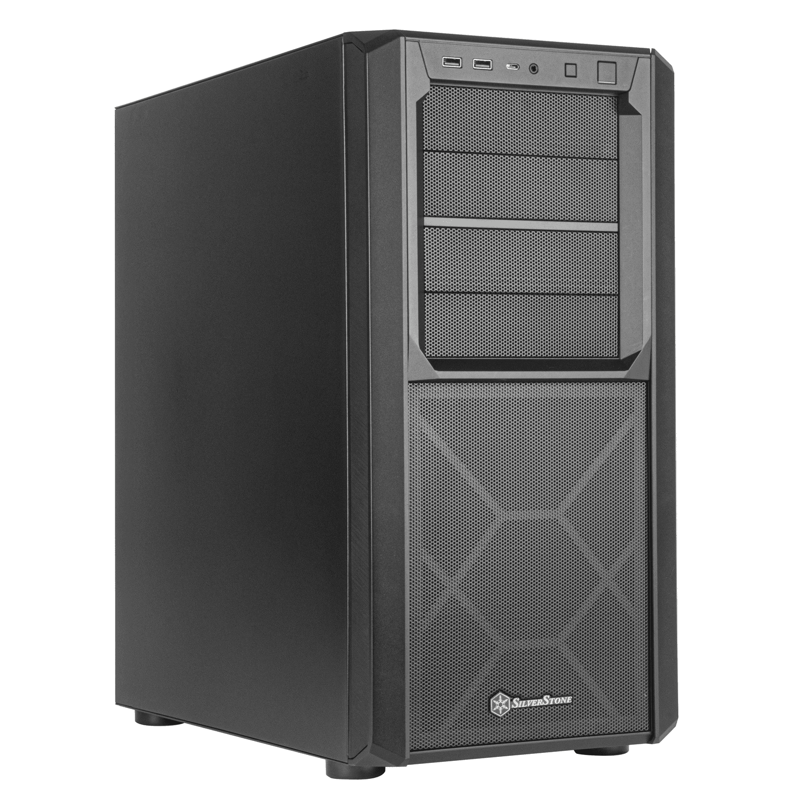 Puzdro SilverStone Seta D1 Midi Tower