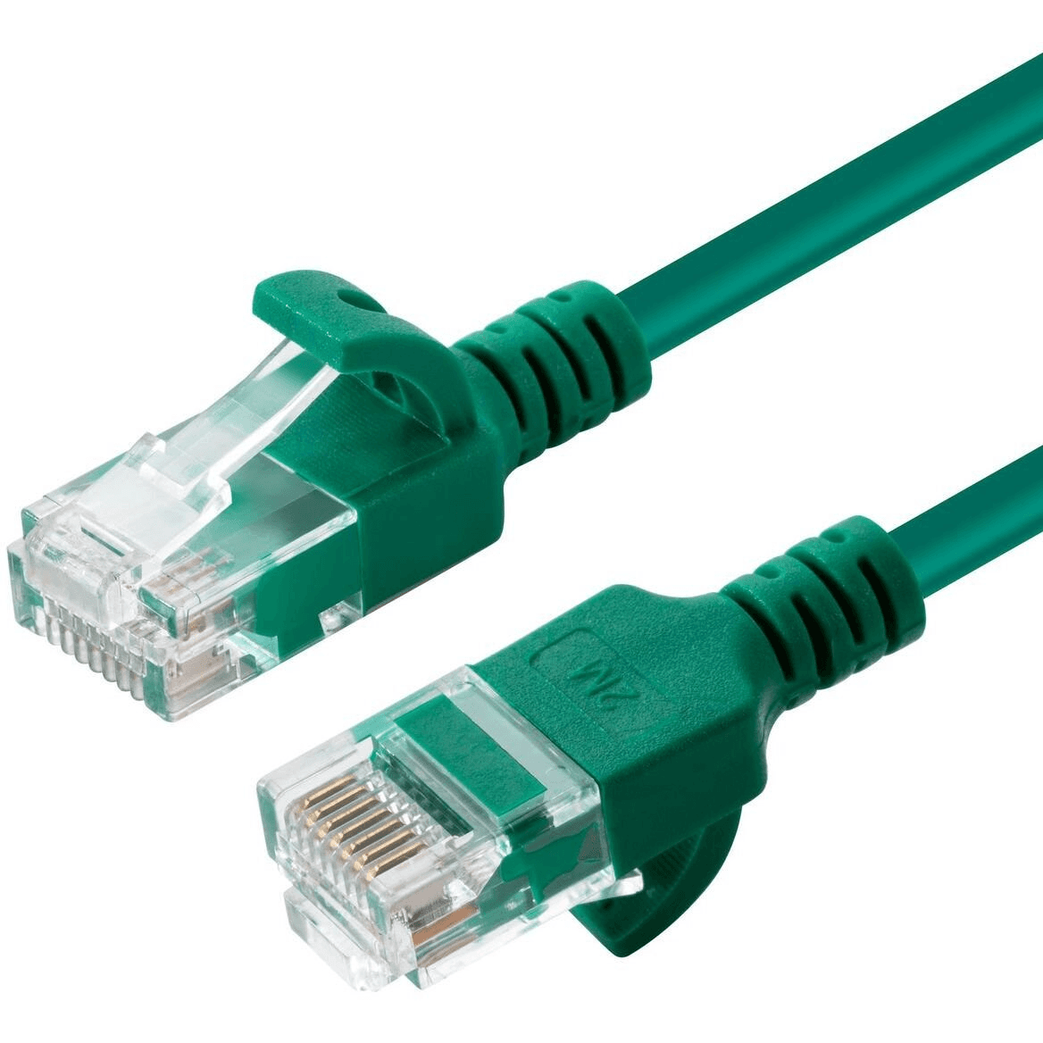 Microconnect V-UTP6A0015G-SLIM sieťový kábel Zelená 0,15 m Cat6a U/UTP (UTP)