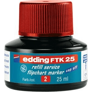 Červené náplne Edding 1 ks