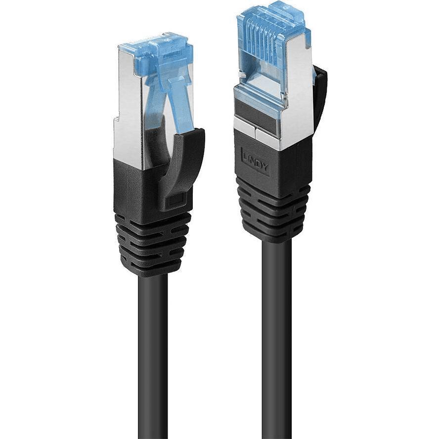 Lindy 47183 sieťový kábel Čierna 10 m Cat6 S/FTP (S-STP)