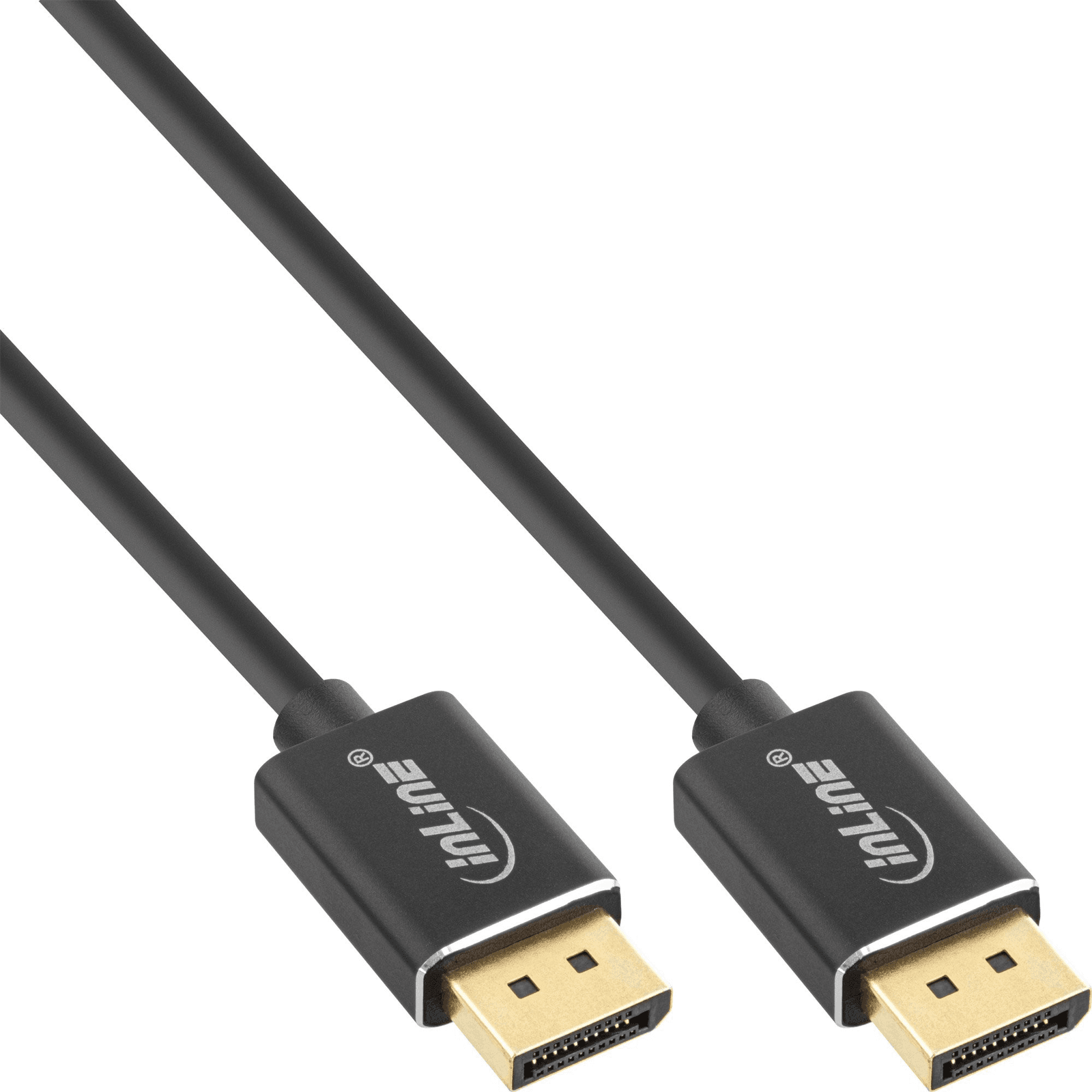 InLine 17255S DisplayPort kábel 0,5 m Čierna