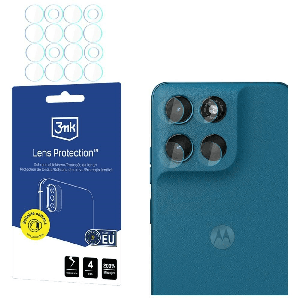 Hybridné sklo 3MK pre Motorola Moto G57 Power, 4 ks
