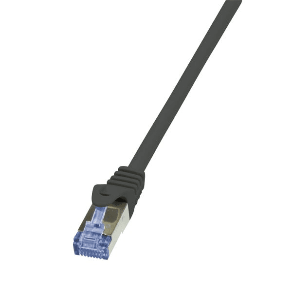 Patchcord LogiLink CQ4063S Cat.6A/7 600 MHz S/FTP PIMF 3,00 m čierny