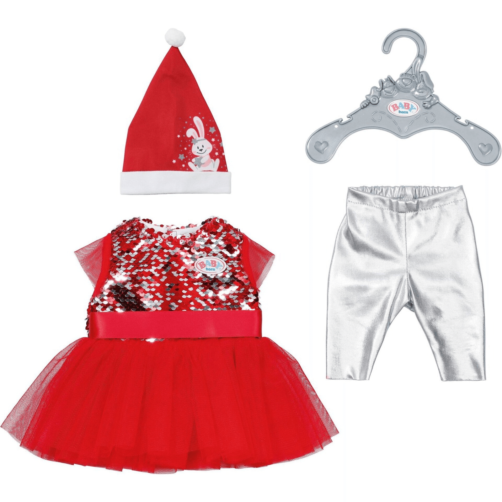 BABY born Xmas Dress 43cm Šaty pre bábiku