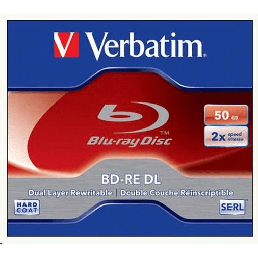 Verbatim BD-RE DL 50GB Pack Jewel Case 1 kusov