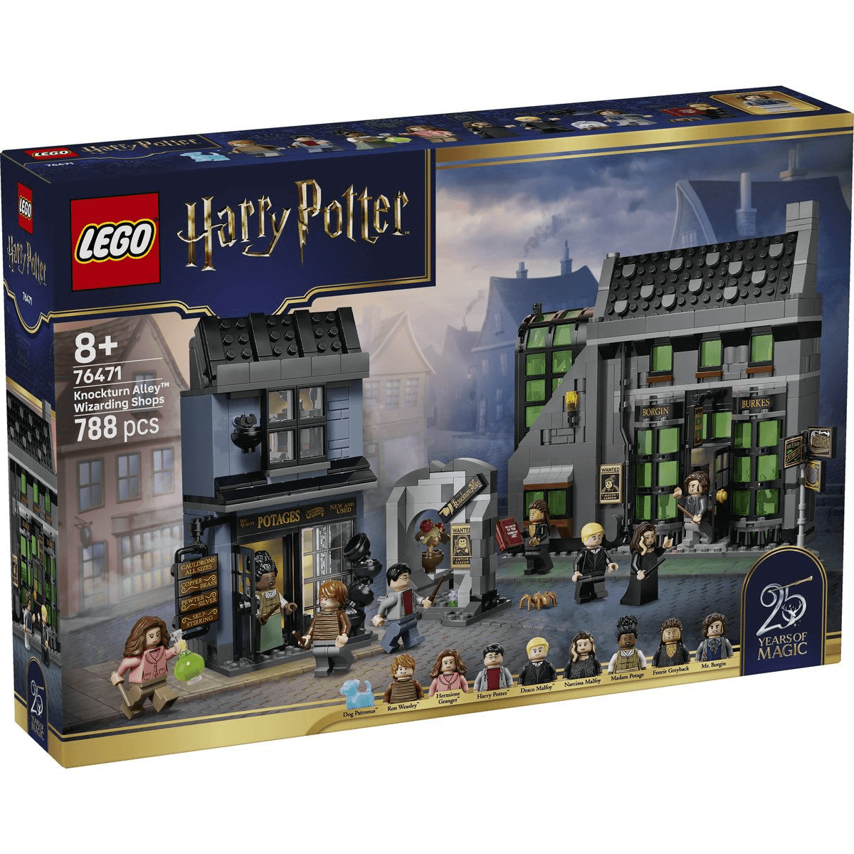 LEGO Harry Potter 76471 Kúzelnícke obchody v Obrtlé ulici