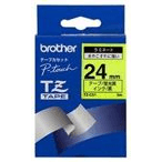 Brother Gloss Laminated Labelling Tape - 24mm, Black/Yellow páska na tvorbu štítkov TZ
